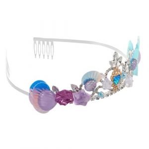 VALICLUD Couronne Sir&egrave;ne Coquillage pour Femme Bandeau Oc&eacute;an Cheveux Accessoire D&eacute;guisement F&ecirc;te Sous-marin (Cedongh, neuf)
