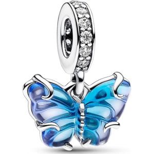 QIKAOLA 925 Charms en argent sterling Perles pour Pandora Plage Oc&eacute;an Amour Famille Animaux Charms Pendentif Fit pour bracelets et colliers europ&eacute;ens (QIKAOLA, neuf)