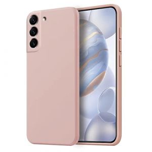 HONLEN Coque pour Samsung Galaxy S22+ / Samsung S22 Plus Protection &Eacute;tui, (6.6" inches) Liquide TPU Silicone Case Anti Rayures Ultra Mince Souple Cover en Silicone Poudre de Sable (HONLEN, neuf)