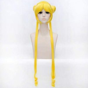 Cosplay Wig Sailor Moon Cosplay Wigs Halloween Cosplay For Women Bandband Cinema Pluto Mizuno Tomoe Chibiusa Cosplay Wigs Coiffeur Heador Sailor Moon (xingyuhao, neuf)