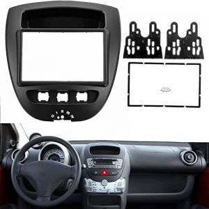 KAOLALI Adaptateur Autoradio Double DIN Compatible avec Toyota Aygo Citro&euml;n C1 Peugeot 107 2005 + (GELPARTS, neuf)