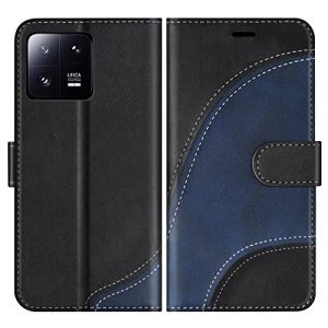 BoxTii Coque pour Xiaomi MI 13 Pro, Portefeuille Etui en Cuir PU, Magnétique Protection Housse Coque pour Xiaomi MI 13 Pro, Noir (BoxTii, neuf)