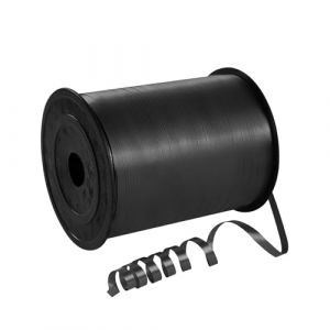 Ruban Pour Ficelle De Ballon,500 Yard Ruban Bolduc Lisse Paquet Cadeau Noir Rubans Curling Ballon Pour Décoratif Cadeau Accessoire De Décoration&Bricolage Et Ballon Mariage Anniversaire Et Noël (yayafunfun, neuf)