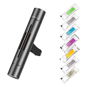 D&eacute;sodorisant, B&acirc;ton De Parfum Solide, diffuseur de parfum &agrave; clipser aux grilles d&rsquo;a&eacute;ration de la voiture, D&eacute;sodorisant Diffuseur D'huiles avec 7 Feutre de Remplacement (BASTOUR-Official, neuf)