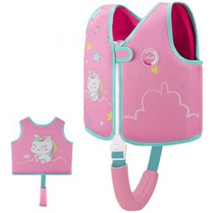 Gilet de Natation OSHYLE pour Enfants Gilet Flottant pour Tout-Petits avec Sangle de sécurité Aide à la flottabilité (AI-UNI, M(3-6)) (JshengTech, neuf)