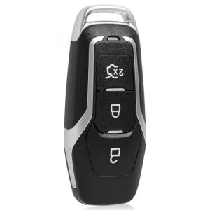 Yerozhui Ford pour Coque clé, Coque de clé de Voiture, Boîtier de clé de Rechange pour Ford Edge, Mondeo, S-Max, Convient pour Les clés de Voiture et Le boîtier de télécommande à 3 Boutons (zhuilink, neuf)