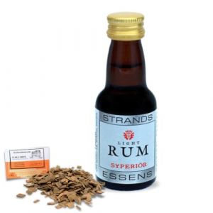 Essence Style Rhum L&eacute;ger 25ml &ndash; Sans Alcool &ndash; Pr&eacute;pare 0,75L &ndash; Avec Copeaux De Ch&ecirc;ne Fran&ccedil;ais 20g Offerts (AlcoFermBrew, neuf)