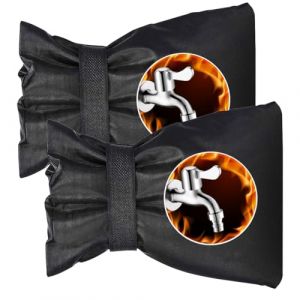 XPEX 2 Pièces Protection robinet Housse de Robinet pour L'extérieur,Couvercle Antigel pour Robinet, Housse de Robinet de Jardin Imperméable, pour la Protection Contre Le Gel en Hiver (UAB "DAFUHUA LT", neuf)