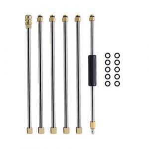 ULTECHNOVO Accessoire Rallonge Nettoyeur Haute Pression 1/4 Pouce Connecteur Rapide En Acier Inoxydable Pour Lavage Voiture Et Nettoyage Goutti&egrave;re Durable (Chad Bi, neuf)