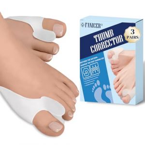 Waymaytecy 6 Pièces Correcteur Hallux Valgus,Séparateurs d'Orteils en Silicone Transparent,Ecarteur d'Orteil pour Redresser les Orteils, Protection Orteils,Soulager la Douleur (wangshuangting, neuf)