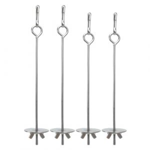 4 Pièces Perroquet Brochette Mangeoire, Support de Nourriture de Perroquet, Porte Fruits Perroquet, Brochette D'oiseau en Acier Inoxydable, pour Jouet de Recherche de Nourriture D'oiseau de Perroquet (Tinkber, neuf)