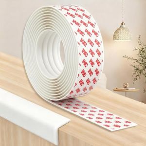 LANZLC Universel Rouleau en Mousse, 200cm x 80mm x 8mm Mousse Antichoc, Autocollante Protection des Bords, Polyvalent Anti-Crash Protection pour pour B&eacute;b&eacute;/Enfants Kits (Lanminxing Technology, neuf)