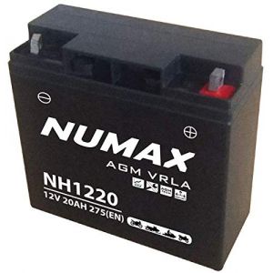 Numax - Batterie moto Numax Premium AGM NH1220 12V 20Ah 275A Petite (PilesBatt, neuf)