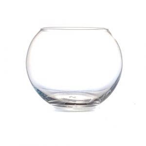 Vase Boule, Bocal en Verre, Terrarium Globe Fleur Vase, Bocal en Verre Décoratif, Vase Rond pour Fleurs et Décoration, Vase Sphérique (11.5cmX14,5cm) (BUY&BOX, neuf)