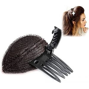 1 coussin de tête bouffant invisible pour volume de cheveux, base de cheveux duveteuse auto-insérable, éponge à clipser, idéal pour les femmes et les femmes attrayantes (Hongming sport, neuf)