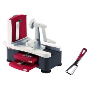 Westmark Coupe-L&eacute;gumes en Spirale en Ensemble avec &eacute;plucheur pour Nouilles de L&eacute;gumes, zoodles et Spirales de fruits, Trancheur &agrave; l&eacute;gumes, 113322E6 (Westmark Shop, neuf)