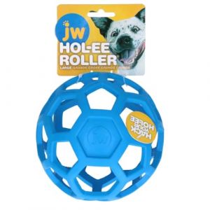 JW Pets HOL-ee Roller, balle de jeu, balle pour chien, jouet pour chien, friandises, jouet pour distribuer des friandises, diff&eacute;rentes tailles au choix (L) (MrPackage, neuf)