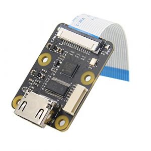 Geekworm Module Raspberry Pi HDMI vers CSI CSI-2 X630 avec Puce TC358743, Prend en Charge jusqu'à 1080p/25Fps pour Raspberry Pi 4/3B+/3B/3A+/Pi Zero (W)/Pi Zero 2 W (Geekworm-FR, neuf)
