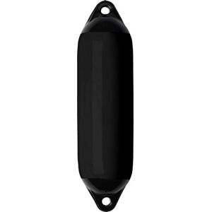 Seilflechter - Pare-battage Gonflable 120 x 450 mm en Noir, Pare battage Long avec 2 Yeux, pour Bateau & Yacht (Seilflechter Tauwerk GmbH, neuf)