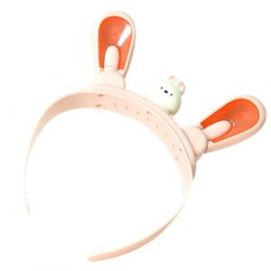 Bandeau de lapin Glow - bande de balan&ccedil;oire de l'oreille de lapin mobile | Bandeau d'oreilles allum&eacute; | Costume Accessoire D&eacute;coration des cheveux lumineux pour les tenues du festival pour les filles po (zhuomin, neuf)
