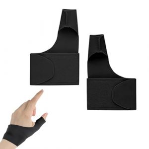 ZORTVUL 2 Pièces Attelle Poignet,Attelle Pouce Poignet Gauche Droit Orthèse Pouce Souple Tendinite Gants De Soutien Du Pouce Élastique Support Poignet Compression Arthritique (ZHAO LEI DE DIAN, neuf)