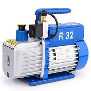 stonylab Pompe à Vide Rotative à Palettes, Pompe à Vide Compacte à 2 Étages 3.5 CFM 25-30 Pa 1/2 HP pour Outil d'Air Réfrigérant CA HVAC (J&D Tech FR, neuf)