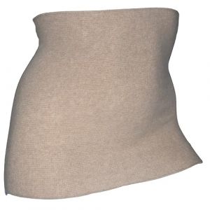 Olanmarp Premium light Angora Chauffe-corps et reins en mati&egrave;res naturelles - Protection contre le froid et les courants d'air - Made in Allemagne - Couleur peau (TAILLE : L 90-99 cm) (Olanmarp, neuf)