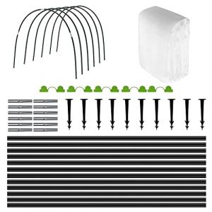 HIQE-FL Filet De Jardin Exterieur,3X6M,Tunnel De Jardin pour Lit Surélevé,Filet De Protection Anti-Insectes,Tunnel De Jardin,Filet Anti Insectes Jardin,Insectes Protection Maille (HIQE-DE, neuf)