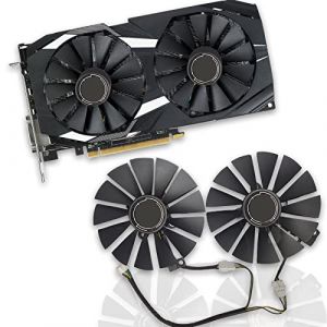 Dotodo Ventilateur de refroidissement 95 mm PLD10010S12H pour carte de jeu ASUS ROG STRIX Dual RX 470 570 pour AMD RX470 RX570 (SZDQEU, neuf)