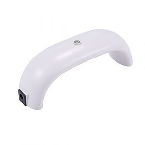 Qussedser 9W Mini Lampe Uv À Led Pour Séchoir À Ongles Gel De Vernis Lampe Led Séchage Gel 3/6 Leds Séchoir À Ongles Uv Machine À Manucure Outil De Beauté D'Ongle (Blanc) (yijisao, neuf)
