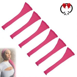 Lot de 6 manchons de tissage pour dreadlocks pour femme, 71,1 cm, pour dreadlocks avec cordon de serrage, bande &eacute;lastique respirante et extensible, bonnet de perruque extra long avec cordon de serrage (HongYouWuZiHuiShou, neuf)