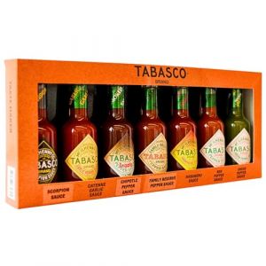 Tabasco Taste Maker Kit Sauce Piquante - (7x150ml) Red Pepper, Green Jalapeño, Habanero, Family Reserve, Chipotle, Cayenne Garlic, Scorpion Sauces piquantes cadeau pour BBQ et cuisine (SureShot Nederland, neuf)