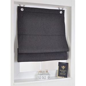 Store Bateau Dimout Blackout oeilets sans per&ccedil;age Anthracite 80 x130 cm (Rollos & more, neuf)
