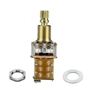 MRNHA 1 PièCes PotentiomèTre Push/Push pour Guitare à Arbre Court PotentiomèTre Push Push pour Guitare éLectrique Pot A500K pour PièCes de Guitare Basse (guofengdianzi, neuf)