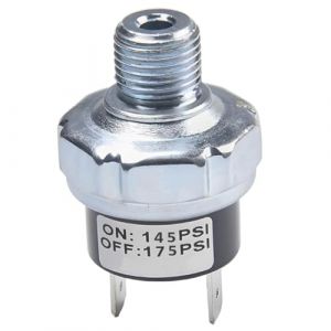 LKRXW Interrupteur de Pression pour Compresseurs d'air 145-175 Psi Pressostat de Compresseur Air 1/4" NPT Pressostats de Commande Valve Pompe Automatique DC 12V 24V AC 110V 220V (LKRXW, neuf)