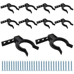THETAG Clips de Fixation sur Socle, 10 Pi&egrave;ces Clips de Plinthe de Cuisine avec 30 Vis Clip de Plinthe avec Base &agrave; Queue de Sapin pour Armoire, Table Basse, Armoire &agrave; Vin (Akwind, neuf)