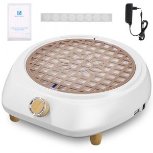 Yulado 100W Aspirateur Ongles Professionnelle, 5000RPM Aspirateur Manucure Blanc, Convient Aux Salons De Manucure Et Aux Particuliers Aspirateur De Table Poussiere Ongle (LIUZZA NIELE S.R.L., neuf)