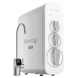 Waterdrop G3P600 Système d'osmose inverse, certifié NSF/ANSI 58 & 372, système d'osmose inverse sous l'évier, réduction du TDS, 600 GPD, 2:1 pur à l'égout, robinet LED intelligent (Waterdrop direct, neuf)