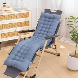 DOTBUY-SHOP Mode Coussins pour Bains de Soleil avec Sangles, Coussin Chaise Longue, Coussin Bain de Soleil Confortable et Doux, Matelas Transat pour Jardin, Terrasse, Balcon (Bleu,48x170cm) (DOTDOT SHOP, neuf)