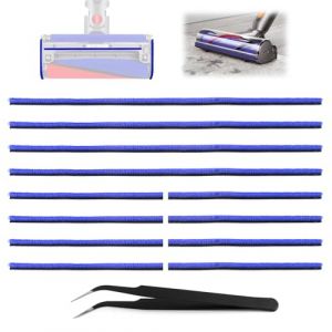 Lot de 12 bandes en peluche douce pour aspirateur Dyson V6 V7 V8 V10 V11 V12 V15 DC58 DC59 DC62 DC72 DC74, pi&egrave;ces de rechange souples, t&ecirc;tes de nettoyage pour aspirateur 4 【23 cm】, 8 【11,5 cm】 (ZGTX, neuf)