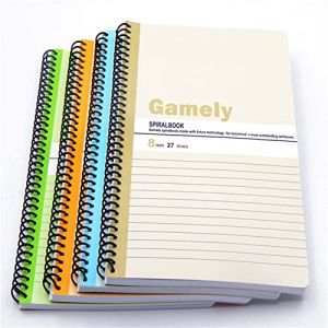 BJ-SHOP Cahier D'etudiant,Carnets de Notes A5 Planificateur Etudiant Objet Livre de Projet 120 Pages, Lot de 4 (BJ-SHOP, neuf)