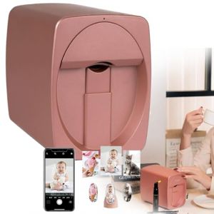 Imprimante D'Art D'Ongle 3D, Machine D'Impression D'Ongle Automatique Intelligente Ongle Mobile Pour Salon De Manucure &agrave; Usage Domestique(Rose Gold) (XINGYISHANG（品牌已注册，跟卖必投诉）, neuf)