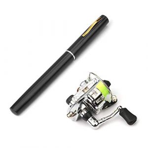 Lixada 1 M /1.4M /1.6M Poche Pliable Canne À Pêche Bobine Combo Mini Stylo Pôle De Pêche Kit Télescopique Canne À Pêche Spinning Reel Combo Kit 7 Coloris (Docerly, neuf)