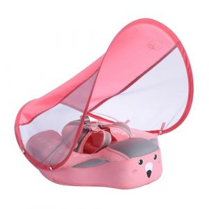 Fenayuu Bou&eacute;e de Piscine pour b&eacute;b&eacute; - UPF 50+ - avec Toit Pare-Soleil Amovible - Entra&icirc;neur de Natation s&ucirc;r pour Les &agrave; partir de 3 &agrave; 36 Mois (fuyouian, neuf)