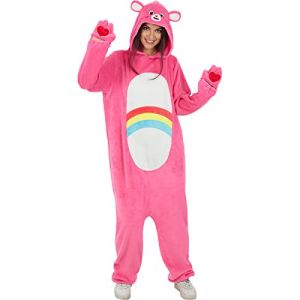 Funidelia | D&eacute;guisement de Touc&acirc;lin adulte Les Bisounours pour femme et homme Care Bears, Ours - D&eacute;guisement pour Adultes et accessoires pour Halloween, carnaval et f&ecirc;tes - Taille S - M - Rose (Funidelia FR-BE-LU, neuf)