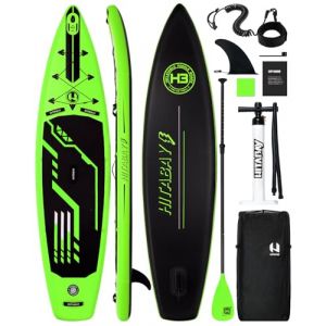 Stand Up Paddle Board Gonflable Adulte avec Accessoires Complet Sup Table Max.150 kg Sup Gonflable pour Débutants et Professionnels (Hitabay, neuf)