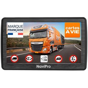 GPS Poids Lourd avec Camera DE RECUL sans Fil, NaviPro Active PND, 7 Pouces, GPS pour Camion Bus Voiture, Ventouse Aimanté, Europe (NaviPro-France, neuf)