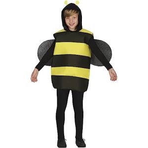 FIESTAS GUIRCA D&eacute;guisement de bourdon pour fille ou gar&ccedil;on - D&eacute;guisement d'abeille noir et jaune pour enfant 5-6 ans (DisfraZZes  France, neuf)