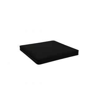 POKAR Coussins d'assise Coussin Extérieur Jardin Assise Coussin Chaise Jardin Galette de Chaise pour Extérieur, Jardin, Balcon 40x40x5 cm, Noir (EURAKOP-FR, neuf)