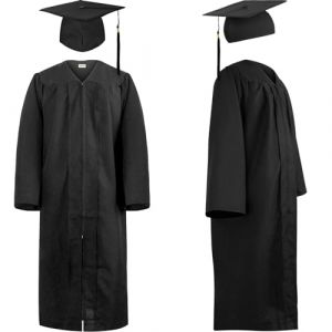 KEELYY Toge Diplome avec Chapeau de Diplome, Toque Diplome and Toge Universitaire, Costume Remise de Diplome pour Dipl&ocirc;me Lyc&eacute;e Bechalor, Graduation Cap and gown pour Adultes Femme Homme (Wonderful-U, neuf)